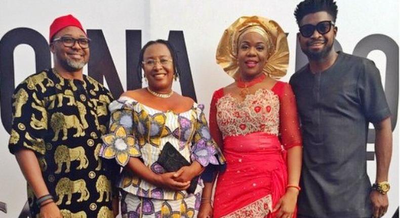 John Ugbe, Patience Ozokwor, Wangi Mba Uzoukwu and Basketmouth at the launch