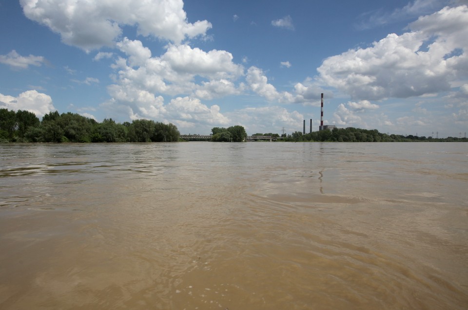 WARSZAWA WISŁA STAN POWODZIOWY