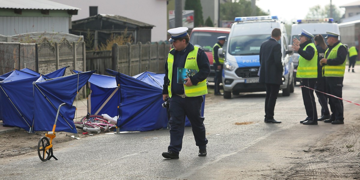 Raczyce: ciężarówka śmiertelnie potrąciła 7-latkę na rowerze