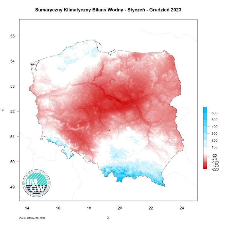 W centralnej Polsce wystąpił niedobór wilgoci