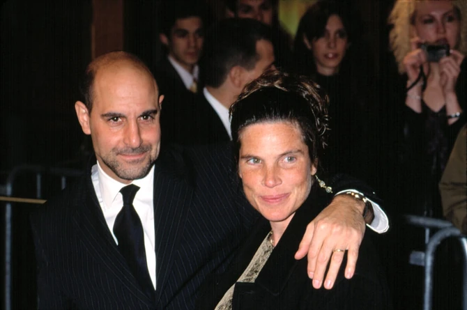 Stenli Tuči sa prvom suprugom