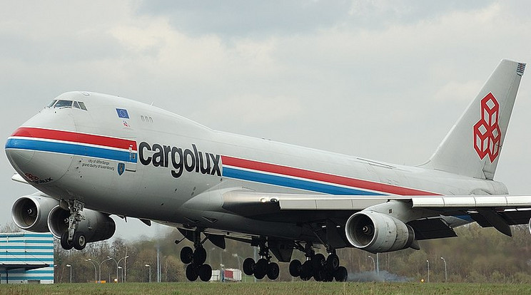 Ilyen Cargolux Boeing 747-et ért a baleset
