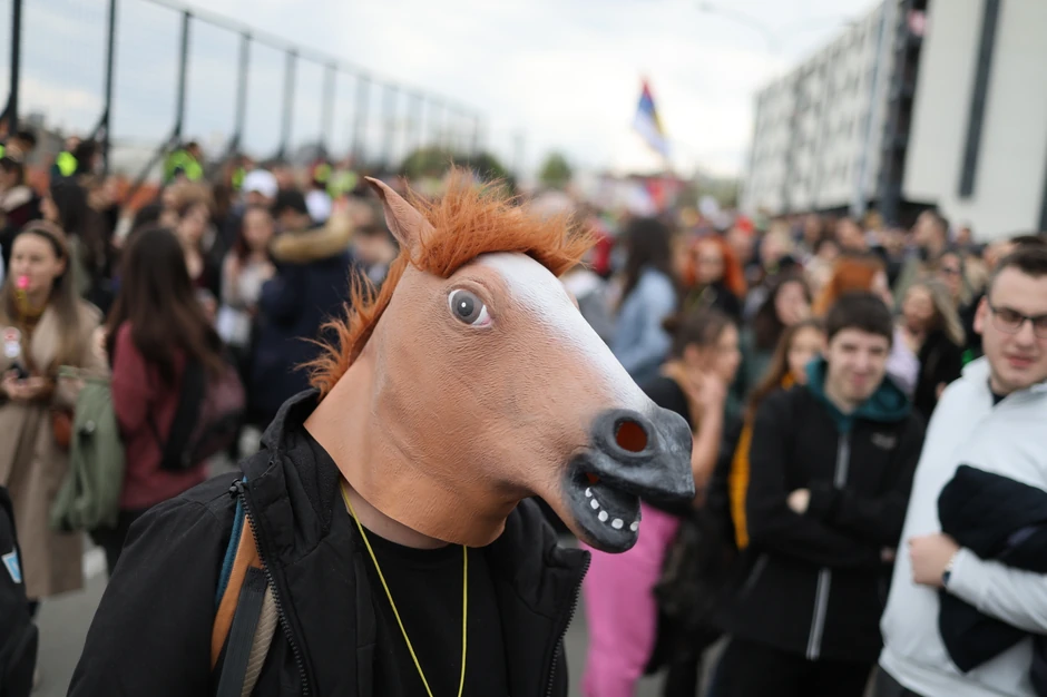 Protest ispred Informera