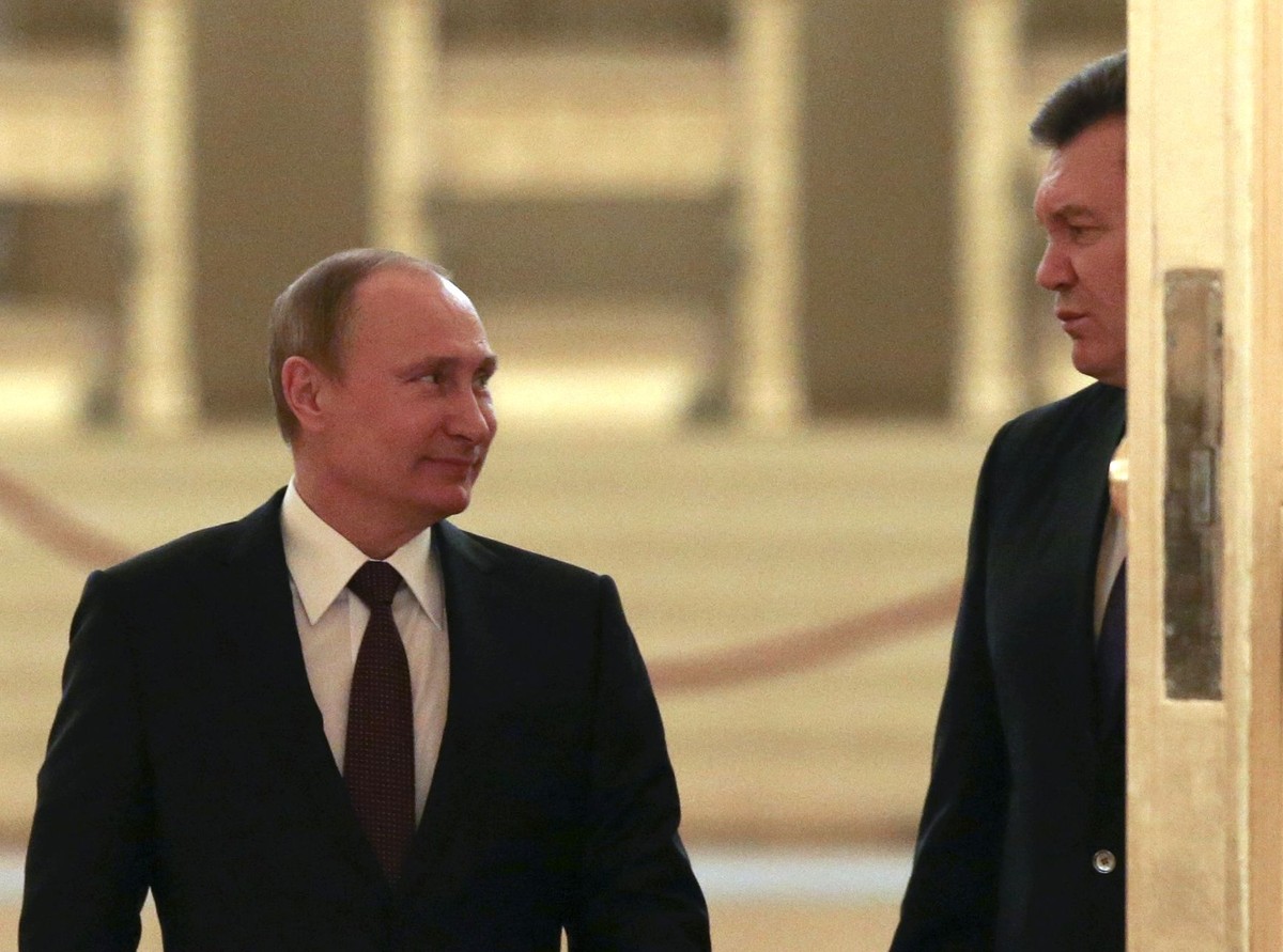 Władimir Putin i Wiktor Janukowycz