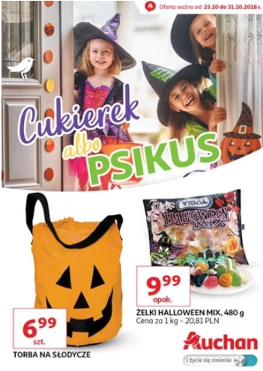 Promocje na Halloween w Auchan