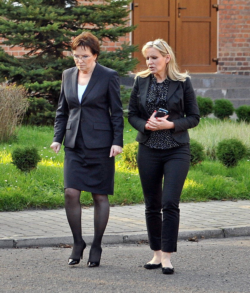 Ewa Kopacz i Iwona Sulik, była rzecznik rządu wyrzucona po publikacji Faktu 