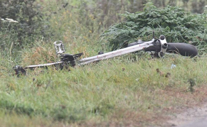 Karambol na drodze. Zderzyły się 4 auta i rowerzysta