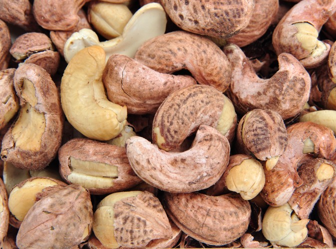 Orzechy nerkowca. Jedzenie ich wspomaga walkę z trądzikiem i przyspiesza gojenie ran na skórze? Dodatkowo zapobiega powstawaniu nieestetycznych białych plamek na płytce paznokci oraz sprawia, że włosy lśnią naturalnym blaskiem. Orzechy nerkowca obfitują w witaminę C, B12 oraz żelazo. Dostarczają organizmowi niezbędną dawkę nienasyconych kwasów tłuszczowych, które regulują metabolizm i zapobiegających gromadzeniu się zbędnej tkanki tłuszczowej. Warto jednak brać pod uwagę fakt, że 100 g nerkowców to 560 kcal.