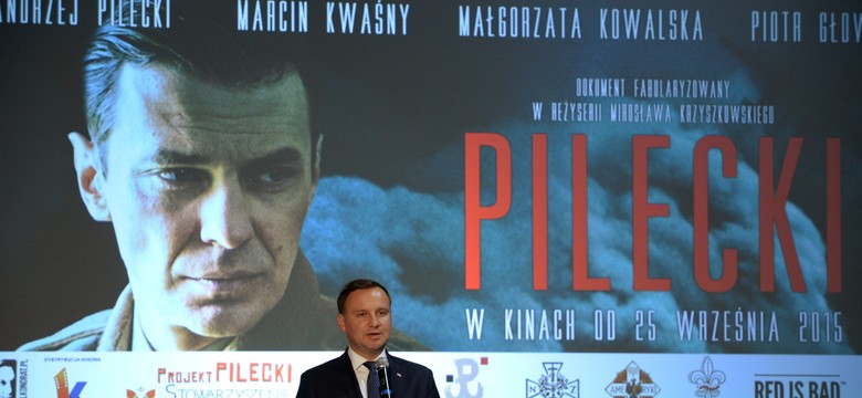 Prezydent Duda na premierze filmu "Pilecki" o "największym bohaterze Rzeczpospolitej" [ZDJĘCIA]