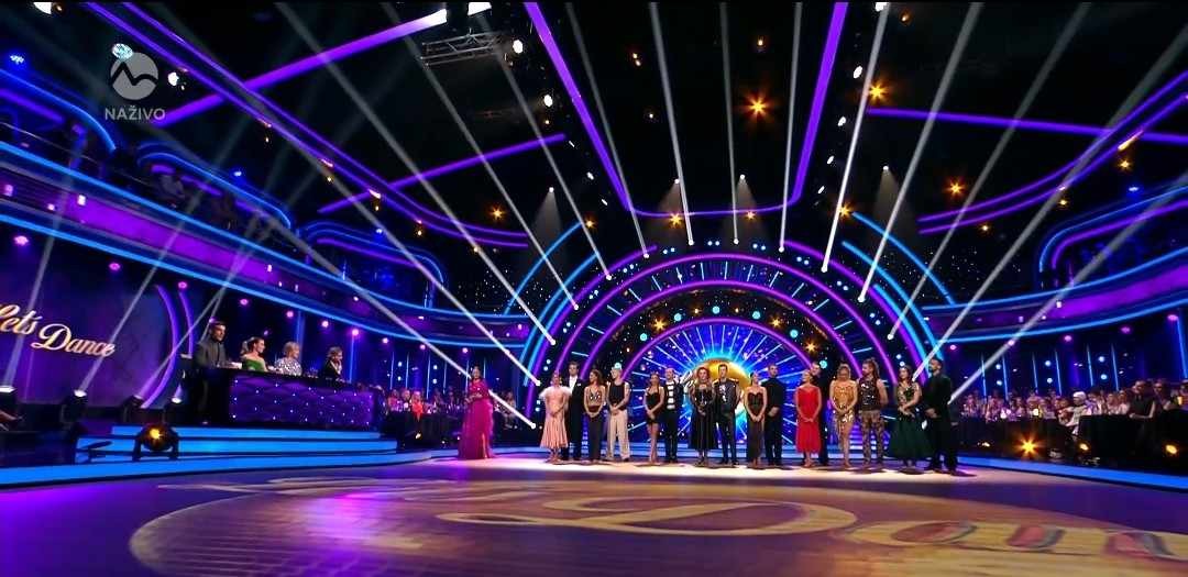 Tanečné páry v šou Let´s Dance.