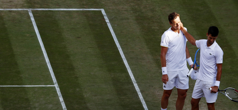 Wimbledon: Dramat Novaka Djokovica. Z powodu kontuzji nie dokończył meczu
