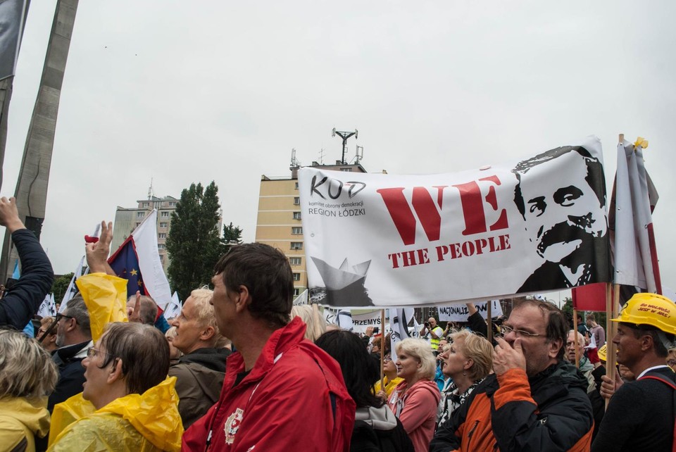 Manifestacja KOD w Gdańsku