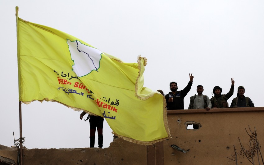 Sirijske demokratske snage u Baguzu u martu 2019.