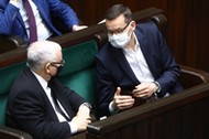 Mateusz Morawiecki i Jarosław Kaczyński