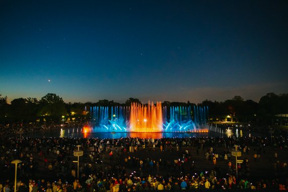 Fontanna multimedialna we Wrocławiu