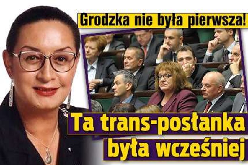 Grodzka nie była pierwsza! Ta trans-posłanka była wcześniej