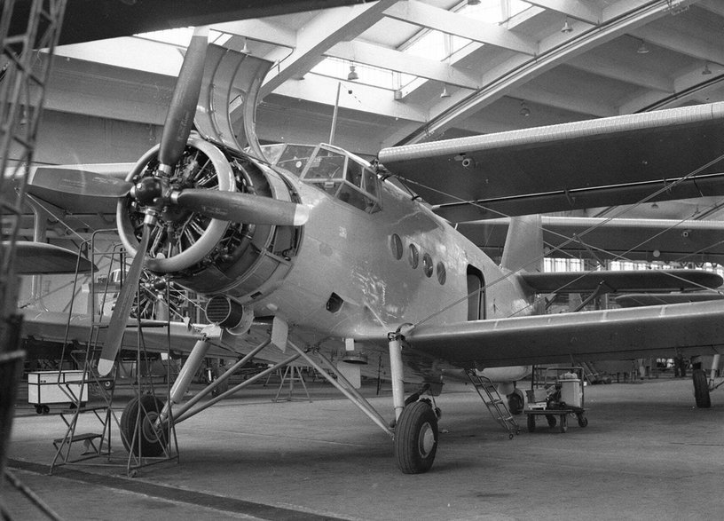Samolot An-2  powstający w zakładach PZL-Mielec
