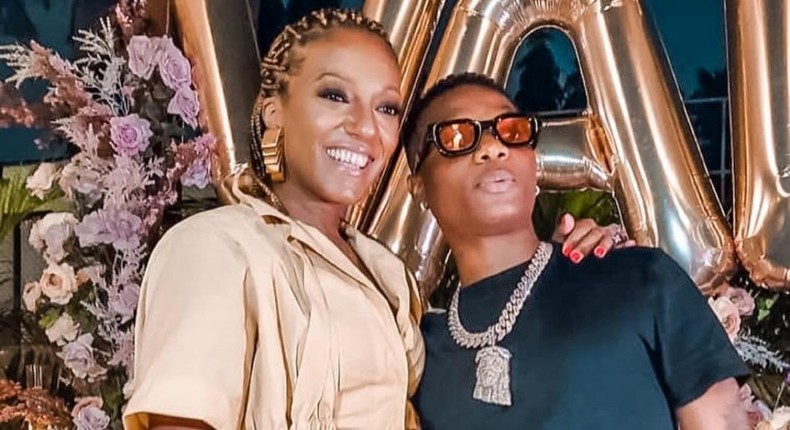 Nana Addo's daughter Valerie with Wizkid on her birthday