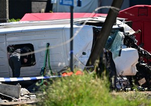 Sudar voza i školskog minibusa u Belgiji