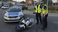 Policyjny pościg za motocyklistą. Pirat jechał nawet po chodniku!