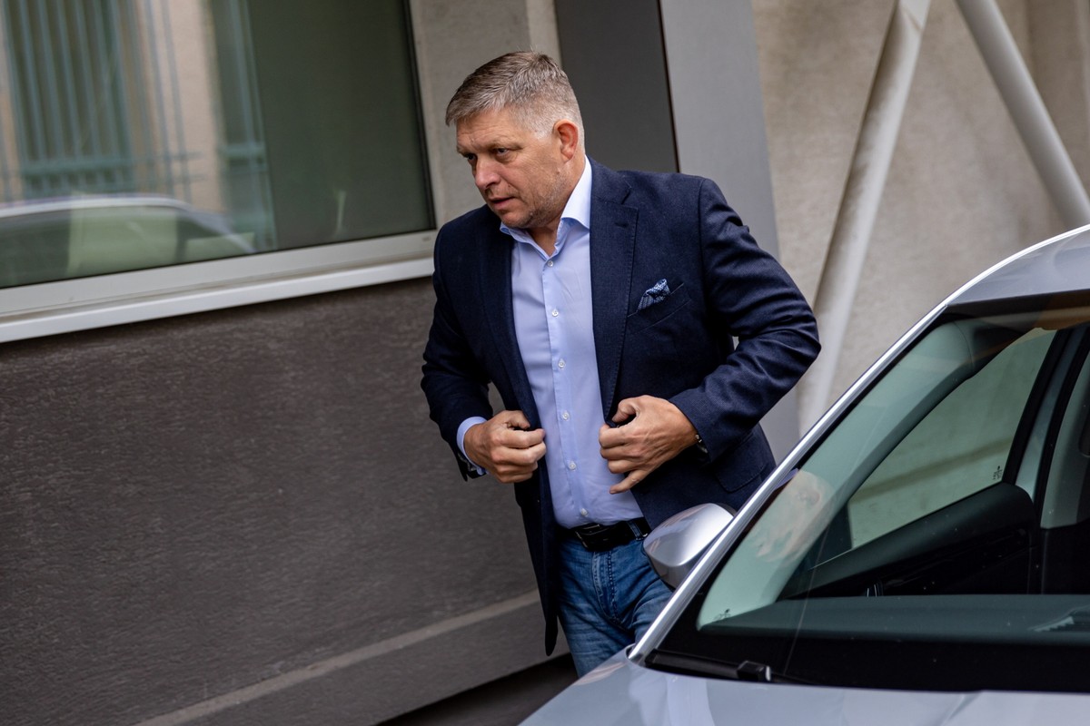 Smer-SD party Robert Fico's press conference after Slovakia's parliamentary election 2023