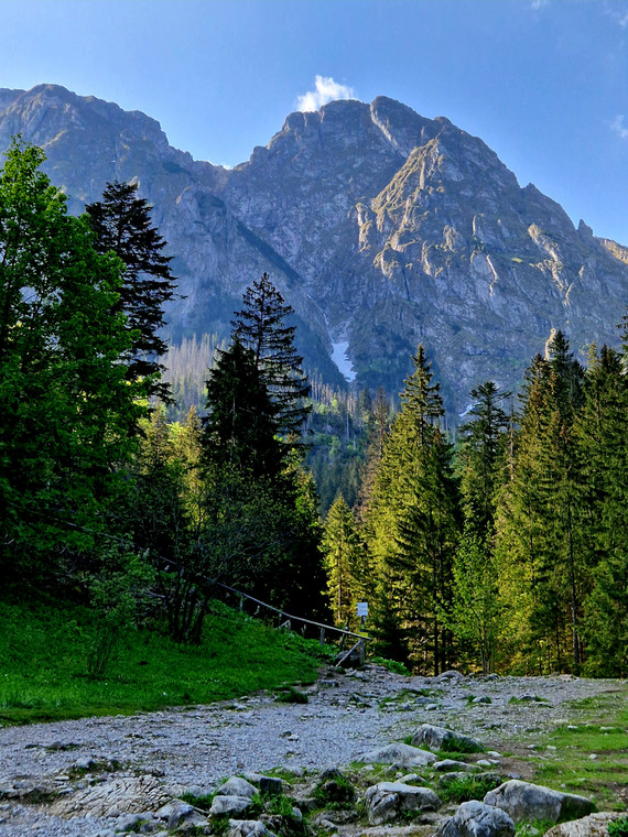 Widok na Giewont 