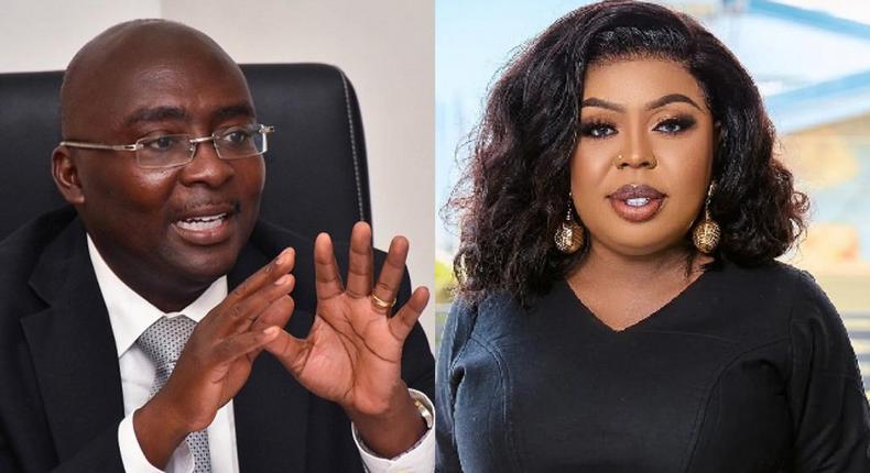 Dr Bawumia and Afia Schwarzenegger