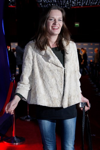 Maria Seweryn na premierze 'Drogówki'