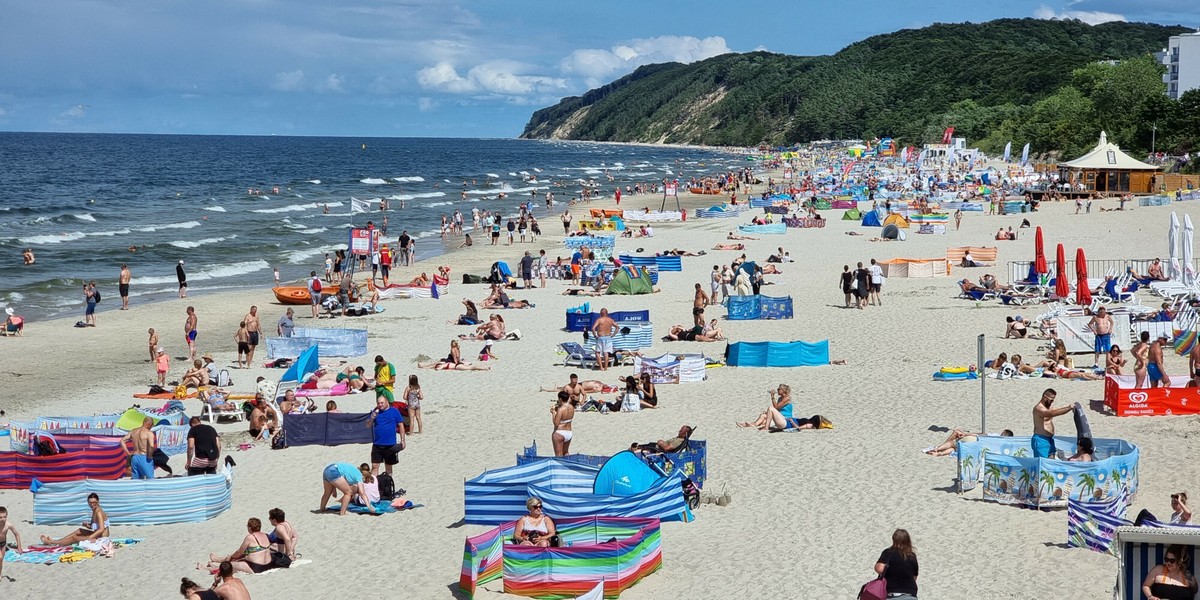 Plaża w Międzyzdrojach