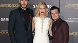 Główni aktorzy "Igrzysk Śmierci": Liam Hemsworth, Jennifer Lawrence i Josh Hutcherson