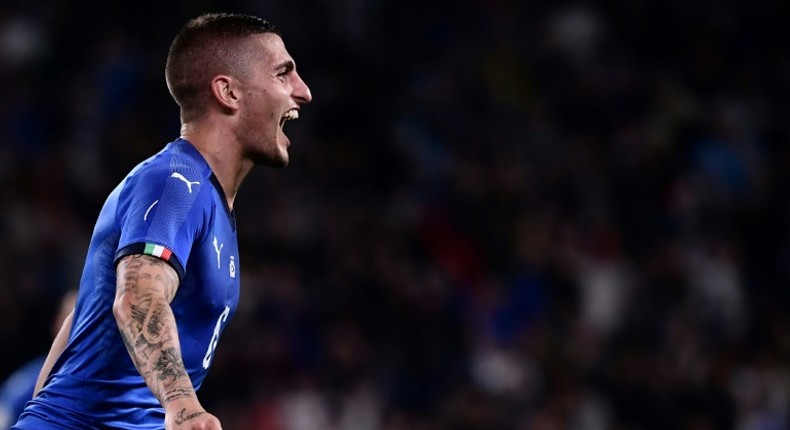 Marco Verratti scored his second goal in three games for Italy