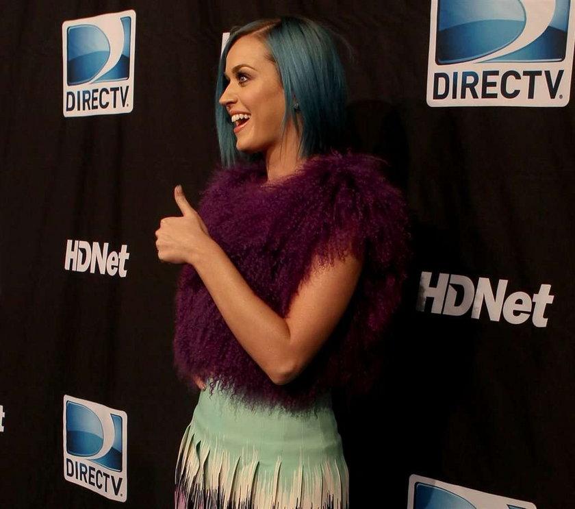 Niebieskie włosy Katy Perry