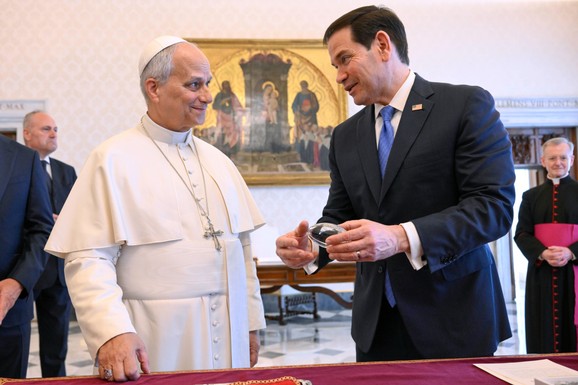 RUBIO POKUŠAVA DA ISPRAVI TRAMPOVE GREŠKE Sastao se sa papom Lavom i Parolinom, razgovarali o miru na Bliskom istoku