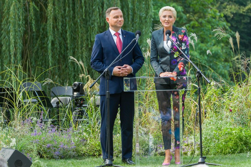 Andrzej Duda i Agata Kornhauser-Duda