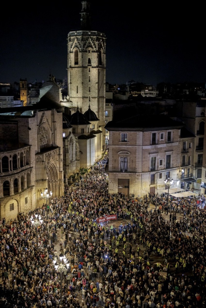 Protest u Valensiji 9. novembra