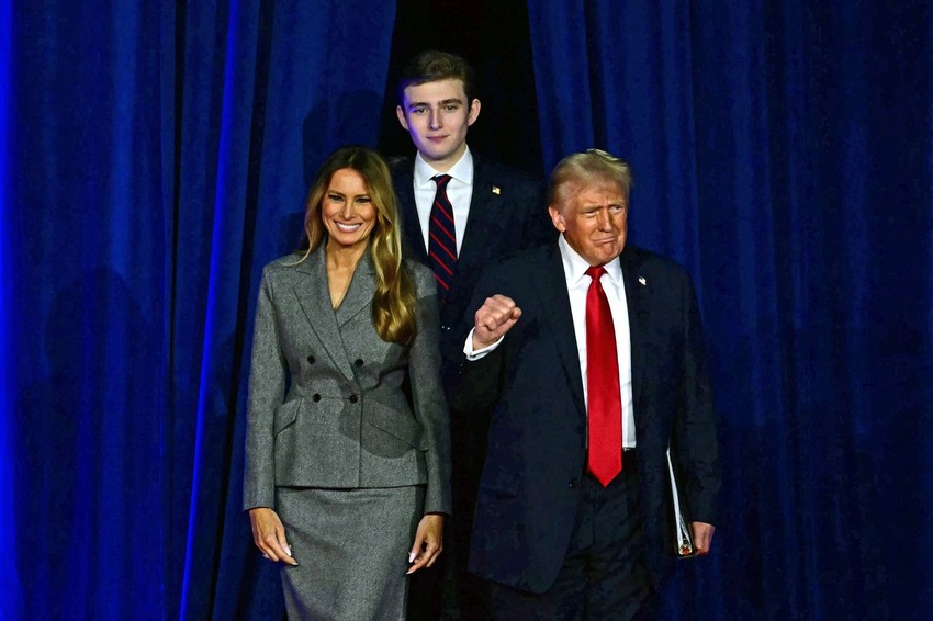 Donald Tramp, Melanija Tramp, Baron Tramp