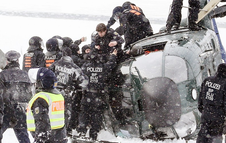 Zderzenie helikopterów