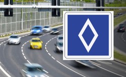 Nowy znak drogowy. Z daleka widać, kto dostanie mandat