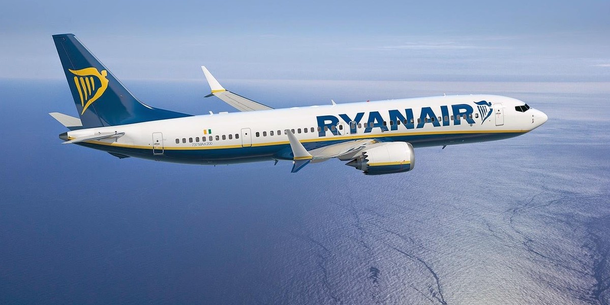 Alarm na pokładzie Ryanair