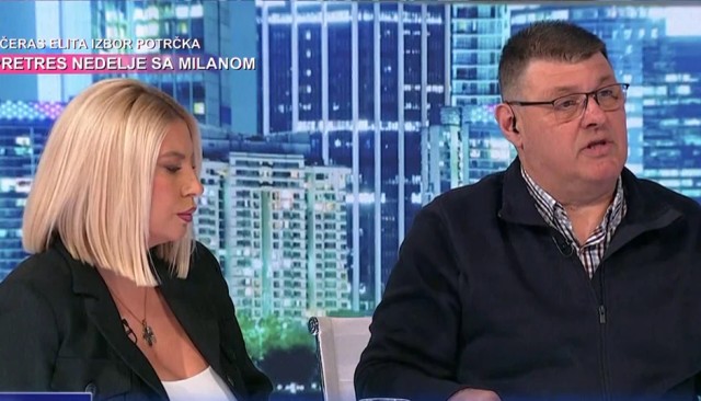 Dea Đurđević i Predrag Sarapa (Foto: Screenshot TV Pink)