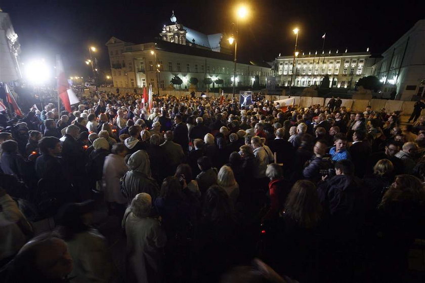 Kaczyński był przed Pałacem. FOTO