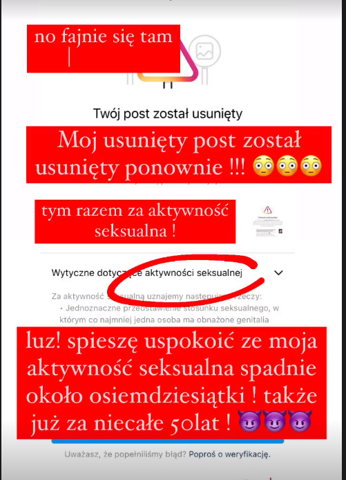 Anna Mucha skomentowała incydent w swoim story na Instagramie