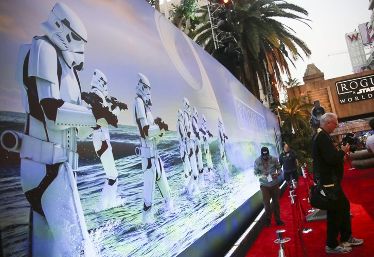 Premiera filmu 'Łotr 1. Gwiezdne wojny' w Hollywood, 10 grudnia 2016