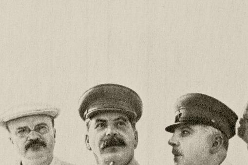 Stalin, Molotow, Woroschilow / Foto 1937..
