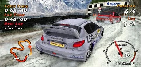 Screen z gry "Sega Rally Revo"