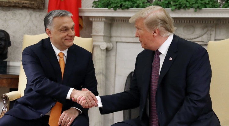 Orbán és Trump a Fehér házban