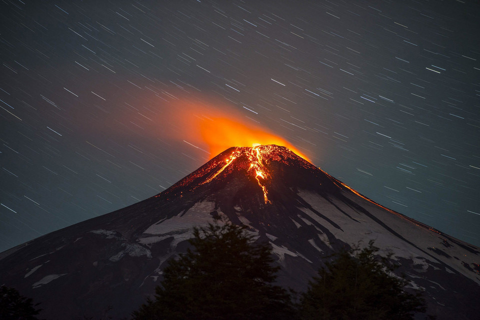 CHILE VOLCANIC ERUPTION (Volcano Villarrica eruption)