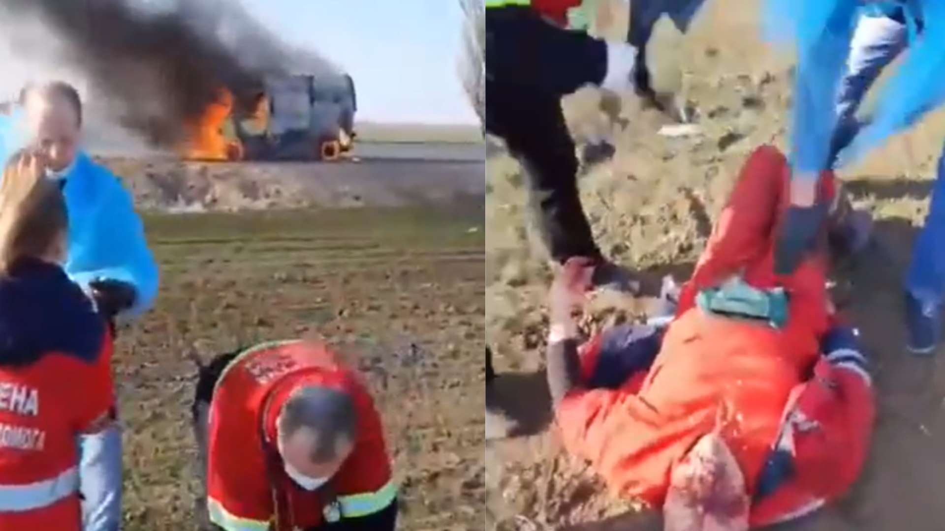 Pri útoku zhorela sanitka a zomreli dvaja ľudia