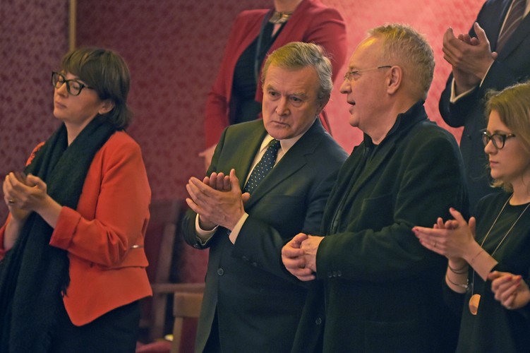 Minister Piotr Gliński i jego brat reżyser Robert Gliński