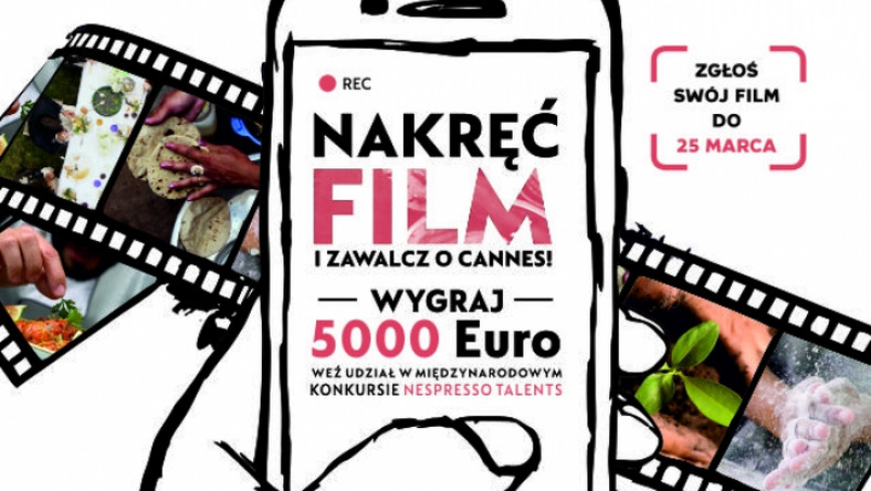 <strong>Jeszcze do 25 marca można zgłaszać filmy w ramach międzynarodowego konkursu filmowego Nespresso Talents, który w tym roku odbywa się pod hasłem <em>We are what we eat. </em>Nagroda główna to 5000 euro i wyjazd na Międzynarodowy Festiwal Filmowy w Cannes. Filmy można zgłaszać na platformie <u><span id="9f76e27a-27bc-4d62-a975-19afdb562e43">konkursu</span>.</u> W Polsce konkurs wspierają Ambasadorzy: Karolina Korwin Piotrowska, Małgorzata Minta, Łukasz Maciejewski, a także Anna Zoll, której film <em>Heart Therapy</em> </strong>w poprzedniej edycji zajął drugie miejsce. Ambasadorzy wzięli udział w rozmowie, w której opowiedzieli o konkursie i udzielili praktycznych wskazówek. 
